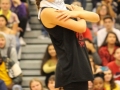 Freshman Anika Nyp poses during her dance routine. Nyp and six other dancers performed their dance during the homecoming pep rally. The dancers had to learn this and their routine for October sixth band festival. Photo by Makenna Wollenberg