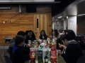 Students converse with eachother at the StuCo club feast as they enjoy their food and the company of their friends.
Photo by Kyla Barnett