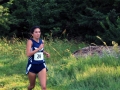 SPEEDY SENIOR Senior Maddie McCollough barrels toward the finish line as the first Manhattan runner. McCollough placed first with a time of 17:13.1 having ran a 4K at the Warner Park meet on September 7. The Girls Junior Varsity team had an overall score of 21, Seaman second with 35. Photo by Julianna Poe