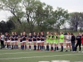 The girls soccer team gets announced before their game on Tuesday evening, April 23rd.