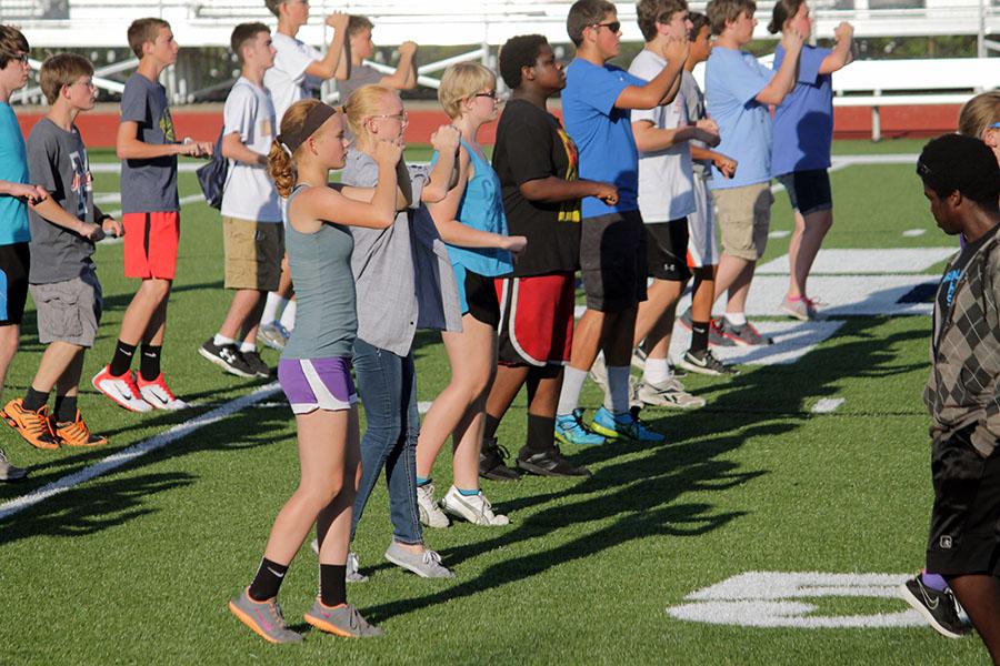 Students participate in annual Drill Down