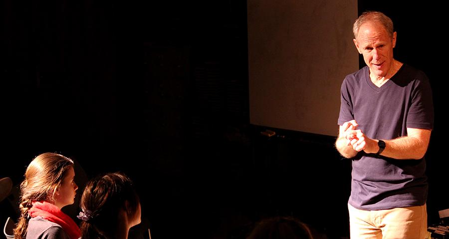Pro actor makes visit to MHS drama classes