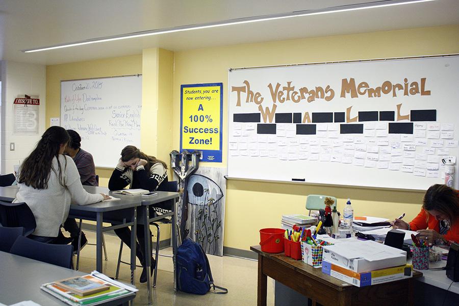 Seniors honor military personnel