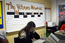 Seniors honor military personnel