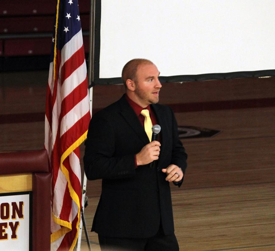 Principal of Mission Valley High School, ______, welcomes FCCLA to Mission Valley.