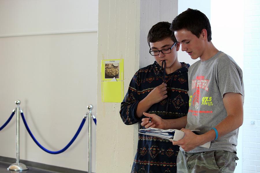 Students solve functions for feasts