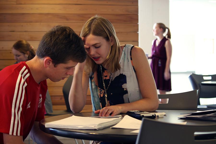 Students solve functions for feasts