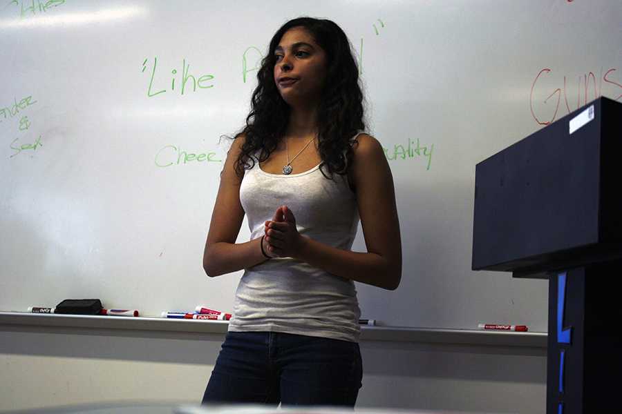 Juniors create mock protests