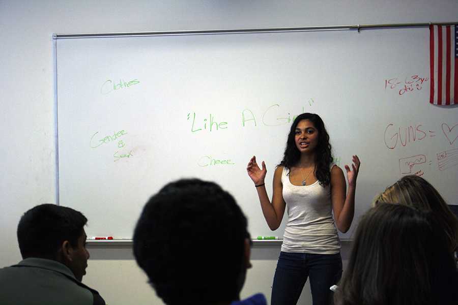 Juniors create mock protests