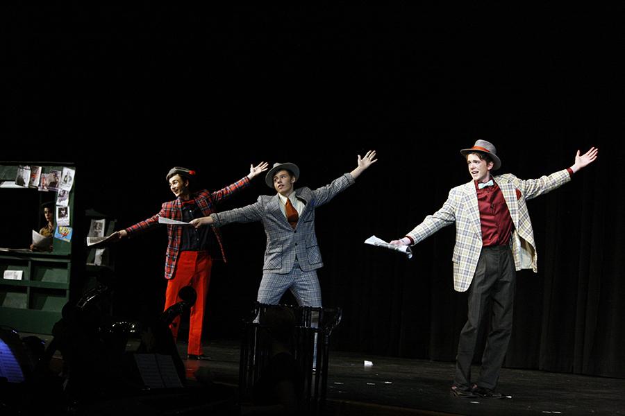 First performance of 'Guys and Dolls' put on