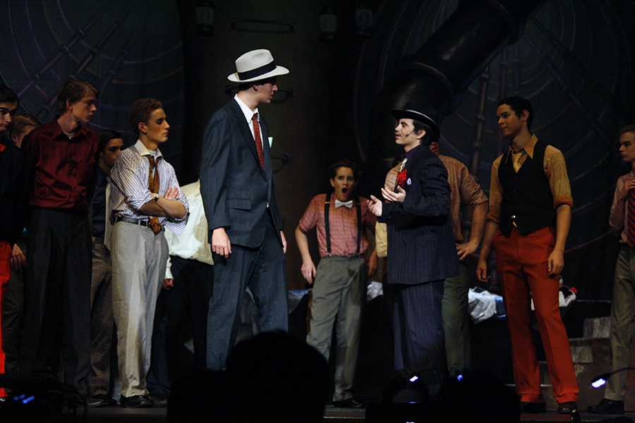 First performance of 'Guys and Dolls' put on