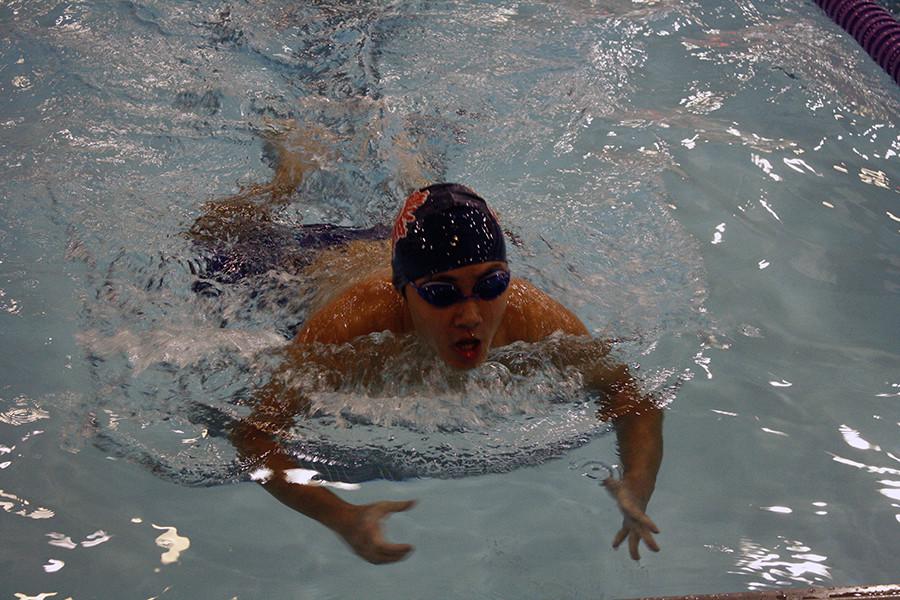 Swimming takes third of four