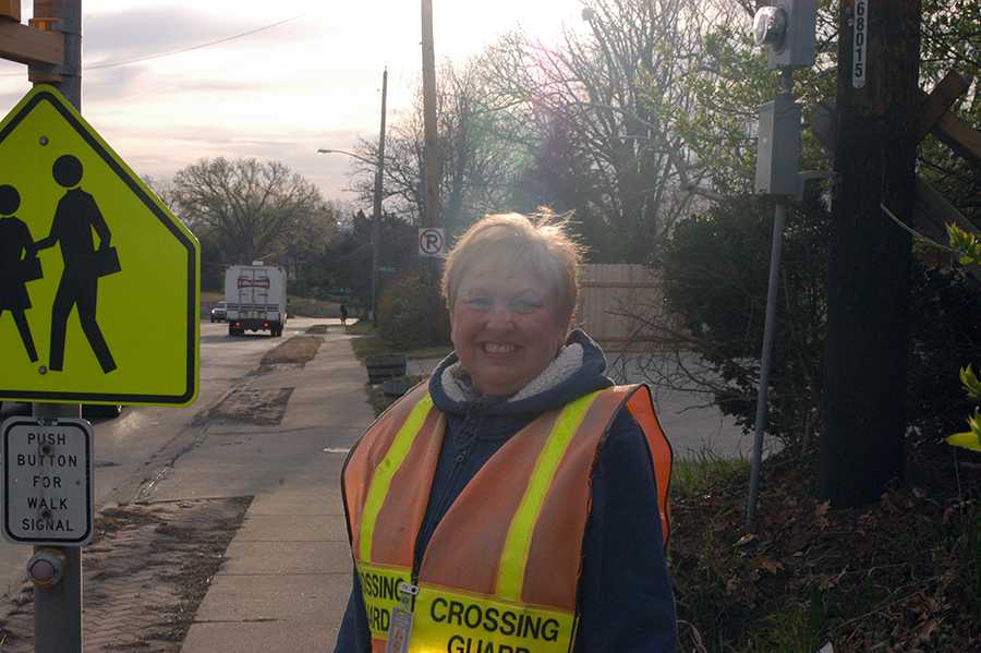 Abernathy takes pride in crosswalk duties