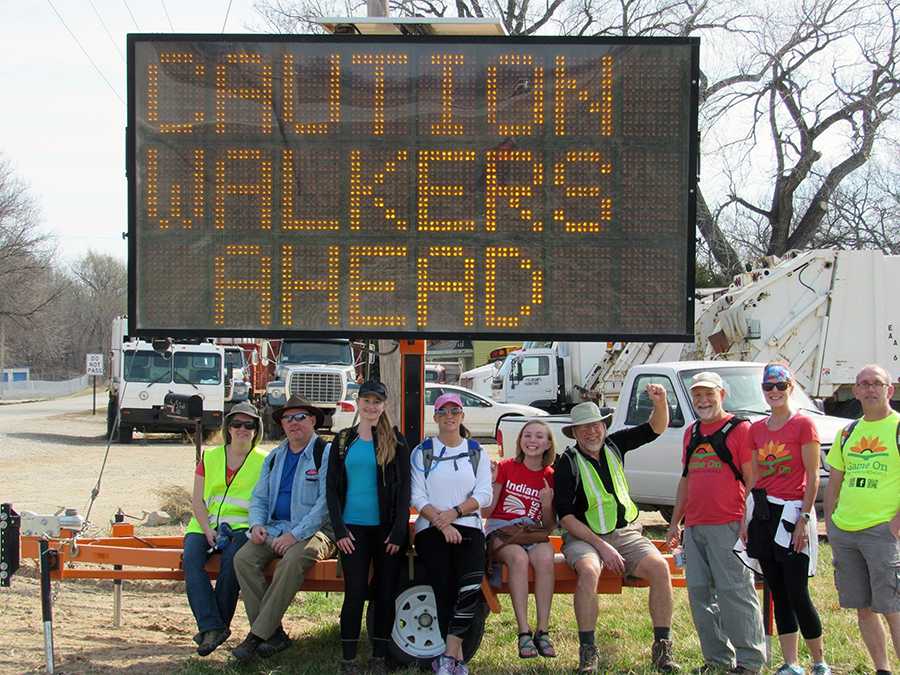 Colburn walks to Topeka for Kansas kids