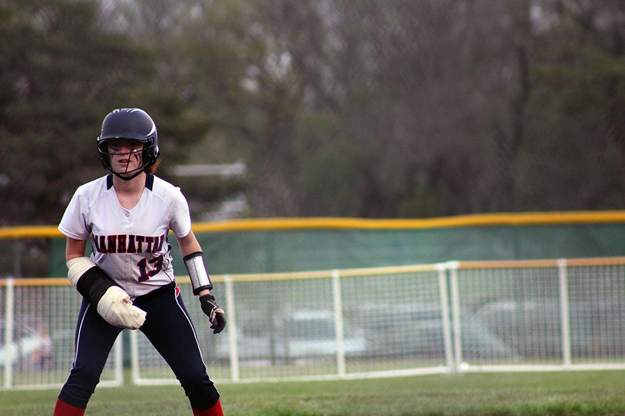 Softball+sweeps+Highland+Park