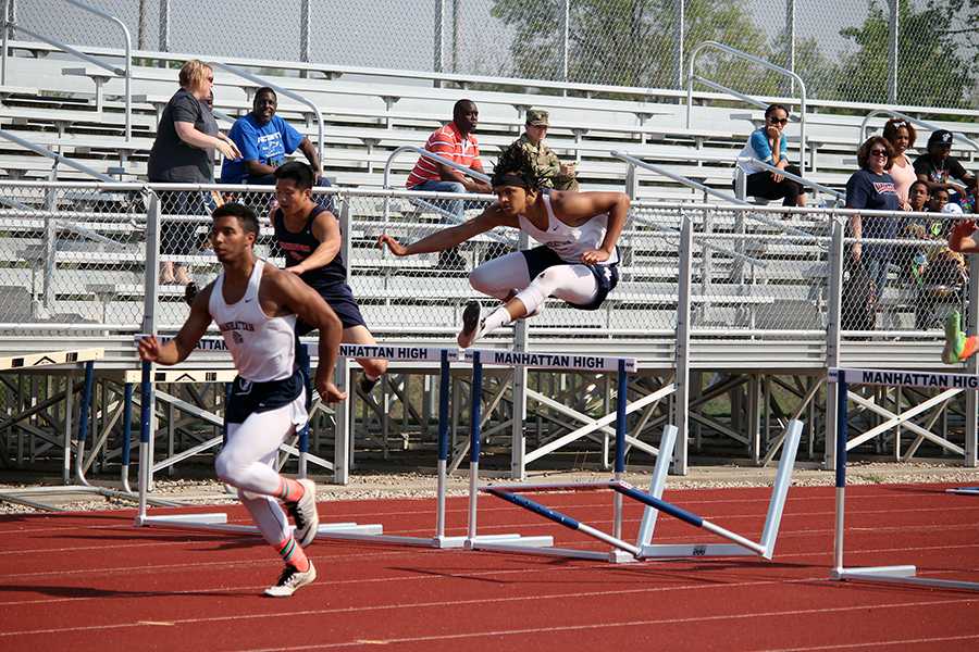 Track competes at home, KU Relays
