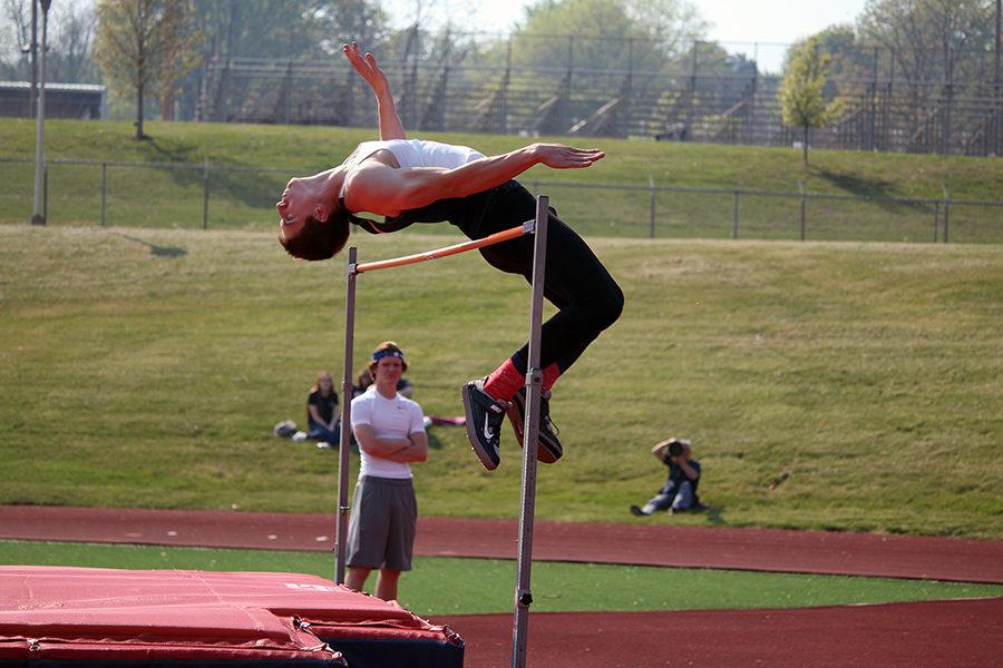 Track competes at home, KU Relays