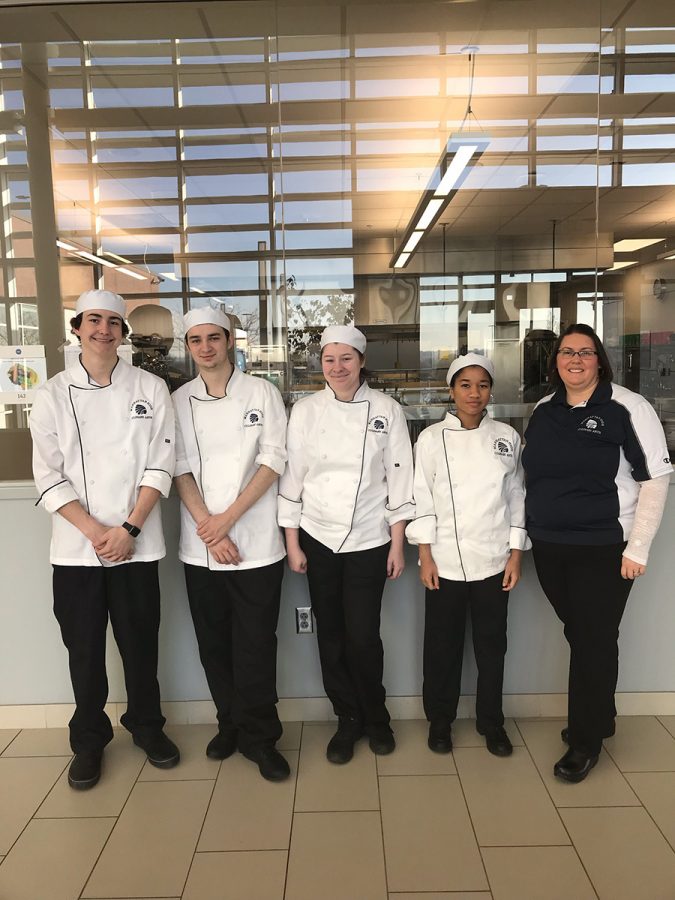 Students cook away at the JCCC competition