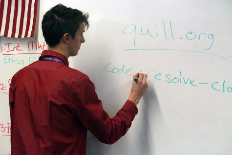 Student teacher builds bonds with classes