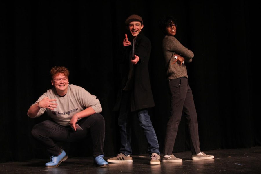 The winners of the 7th Annual BSU Poetry Slam strike a pose.