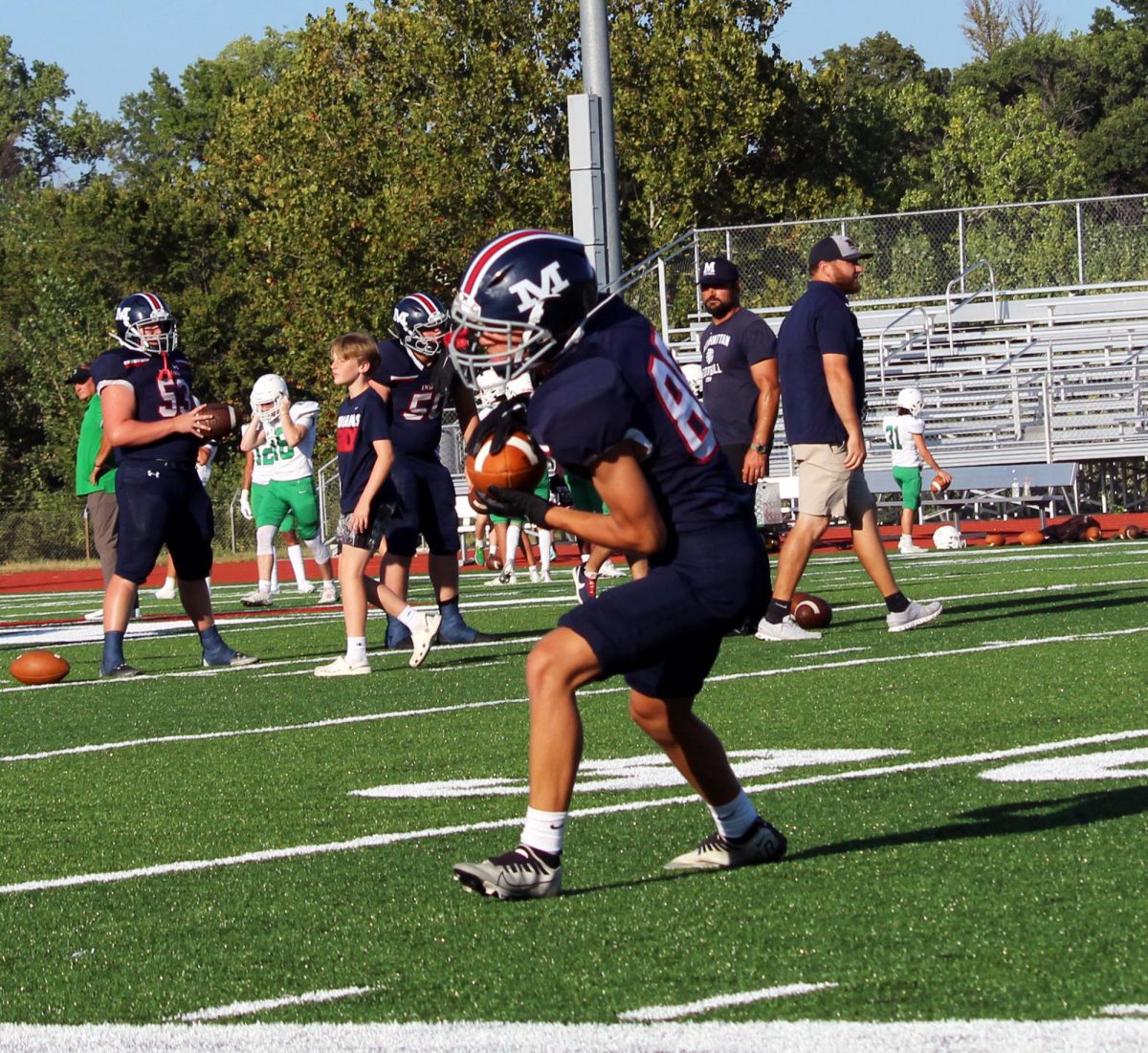 JV Football Destroys Topeka High