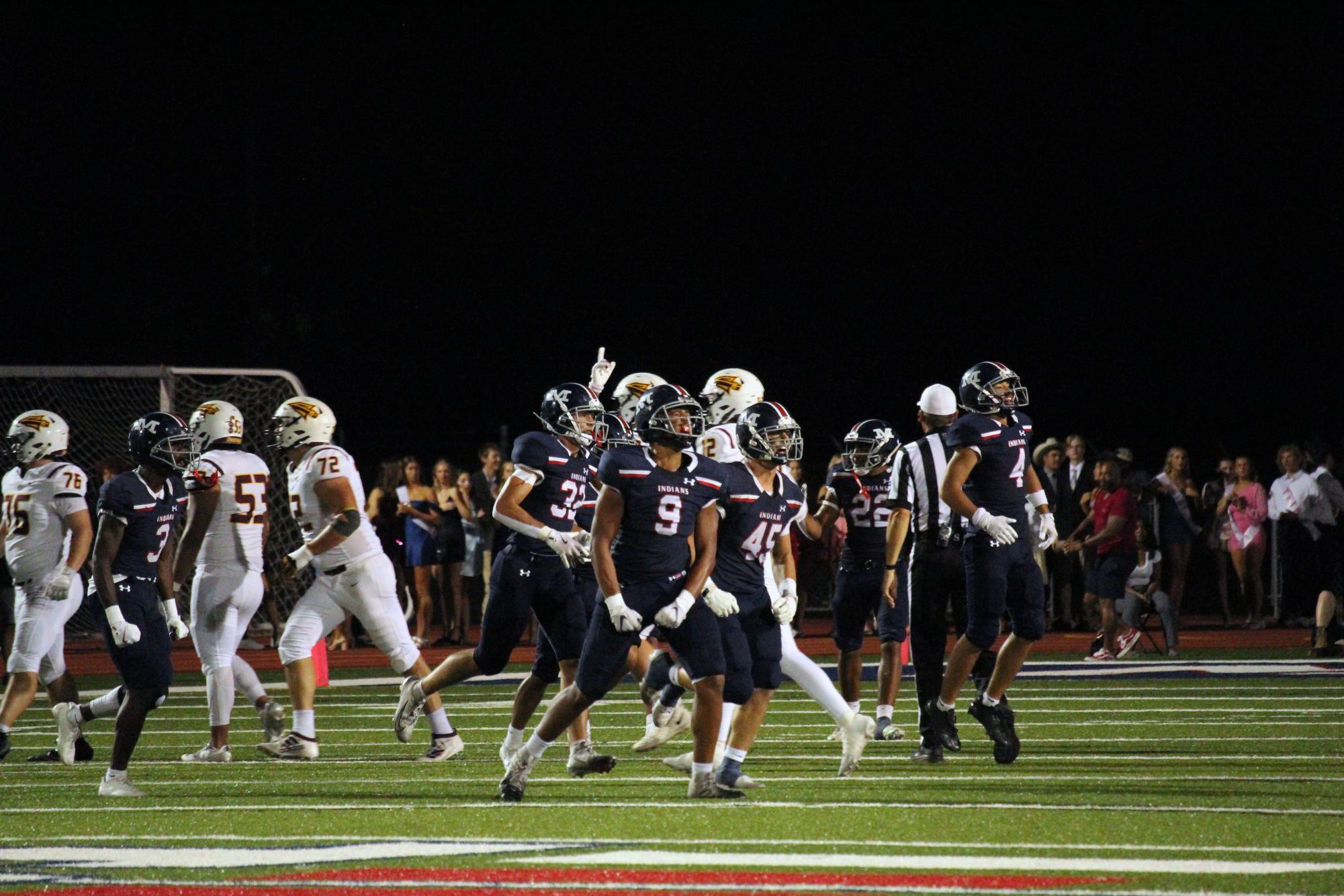 Football Hays. Homecoming Crowning