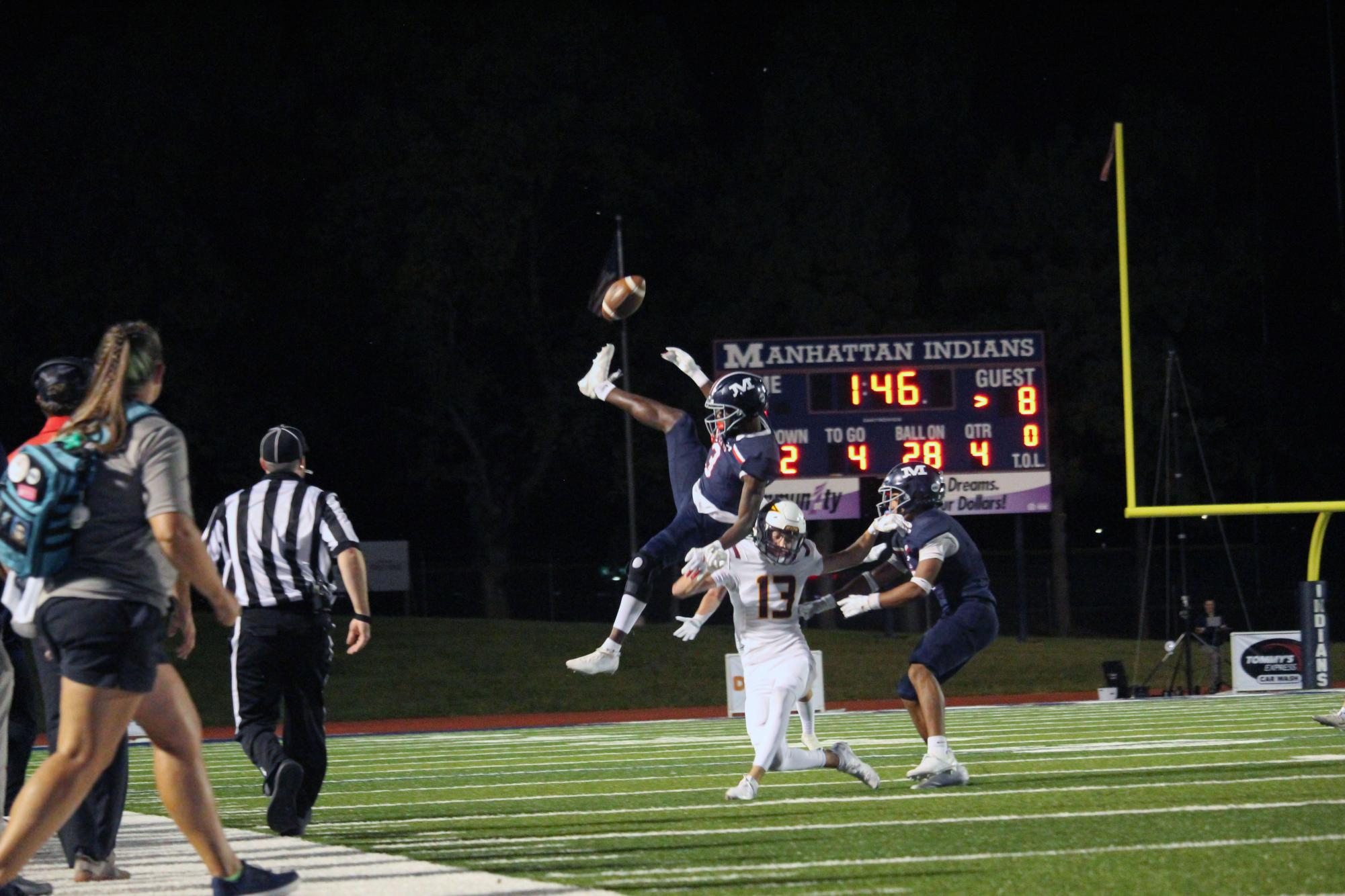 Football Hays. Homecoming Crowning