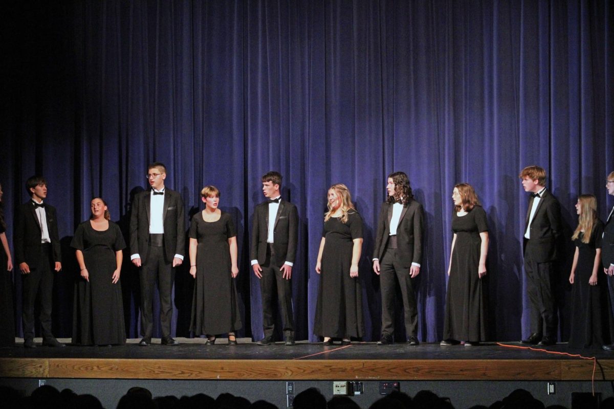 Get ready for a night to remember. On Oct. 8, 2025, the stage was set for the first choir concert of the year. As students lined up, the Chamber Choir prepared behind the curtain, unleashing a stunning rendition of "Dancing Queen" by ABBA.