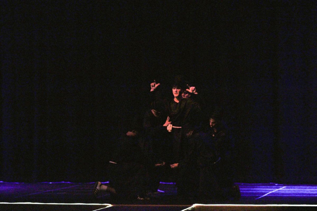 Idol! Patrik Husher playing the mane part of the dance ruten for the song Your Idol having the other people holding him up. Patric won the Mr. MHS award. 